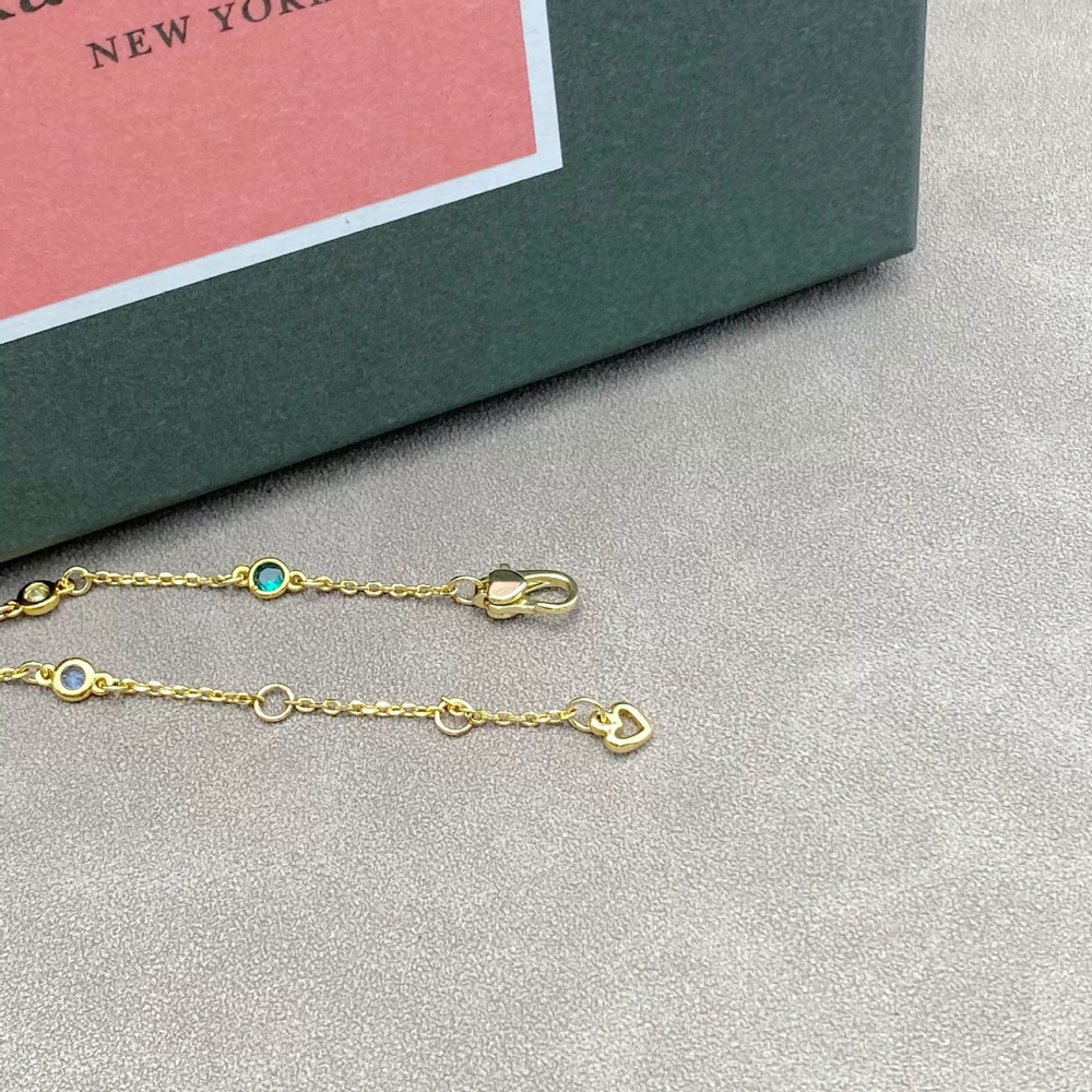 kate spade Titanium Steel Gold Tone Mini Diamond Bracelet - Picture 3 of 7